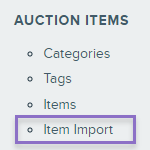 Item Import navigation link.png