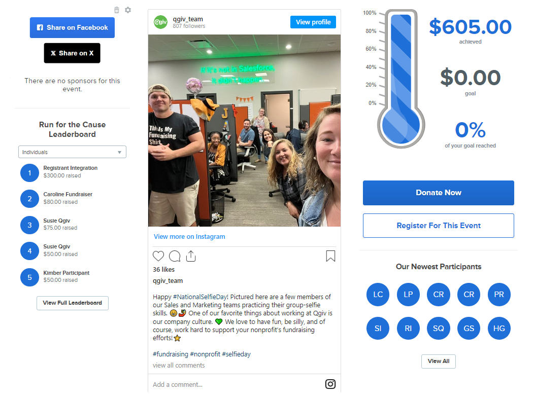 Embedded Instagram post on P2P page.png