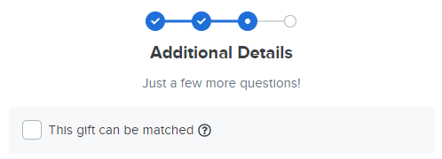 Matching gift checkbox on donation form.png