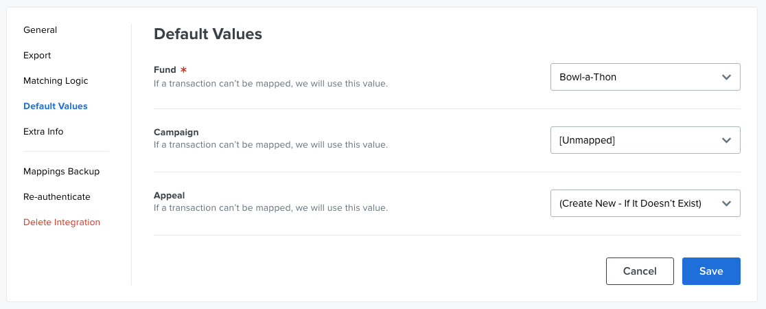 Bloomerang Default Values settings.png