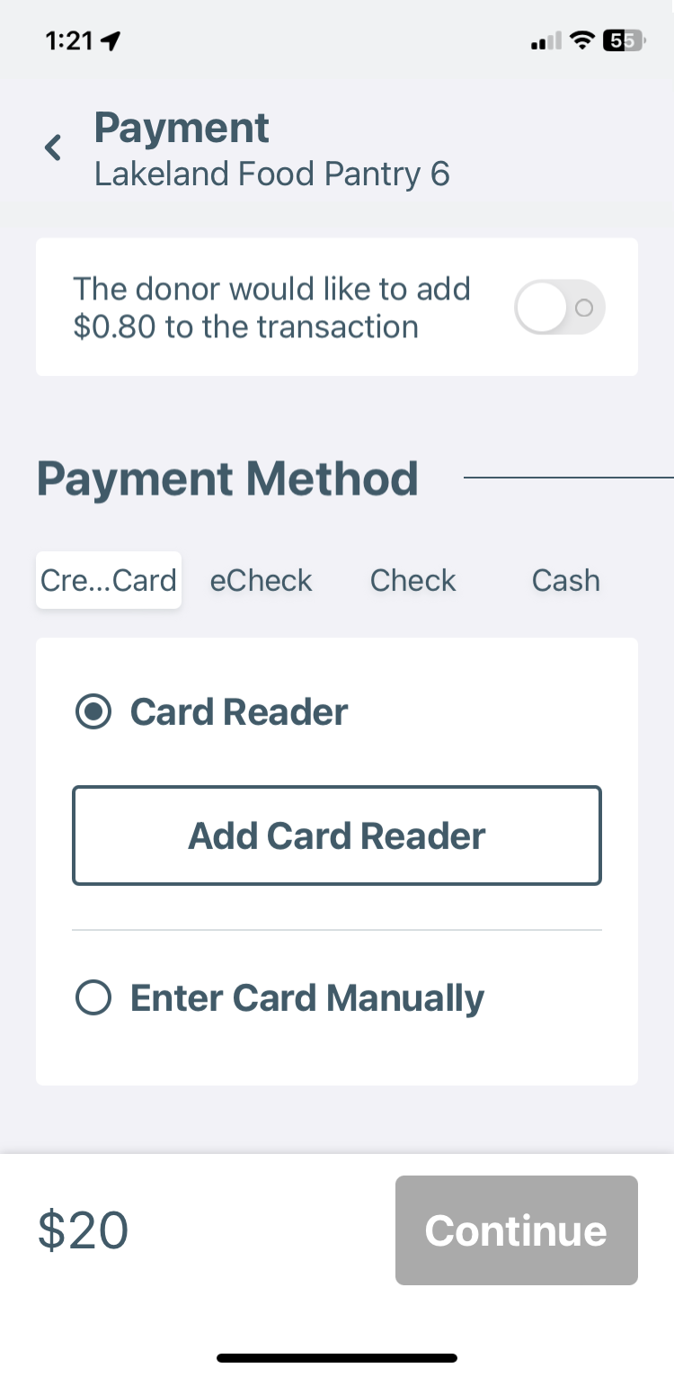Add Card Reader button - Events.png