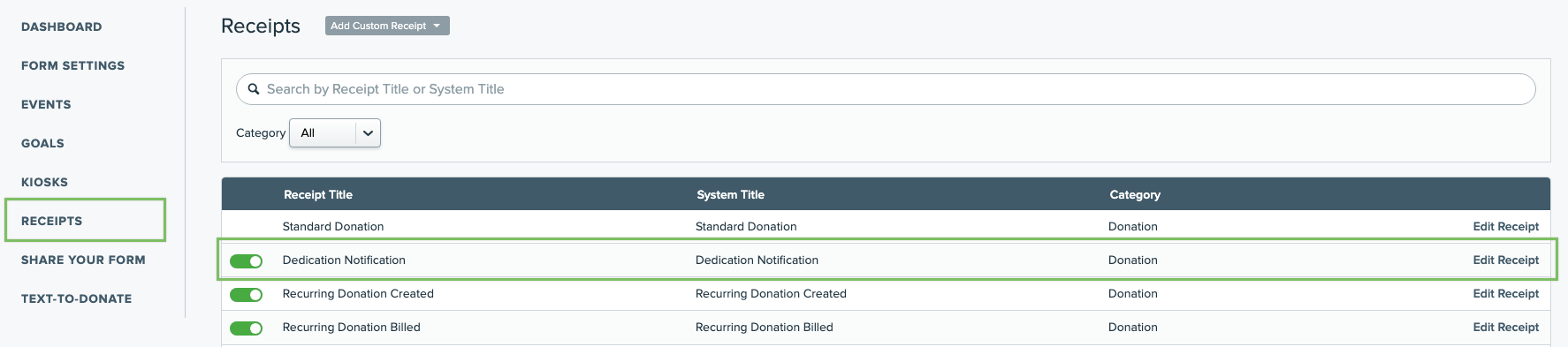 Dedication Notification receipt.png