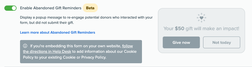 Enable Abandoned Gift Reminder toggle with embed warning.png