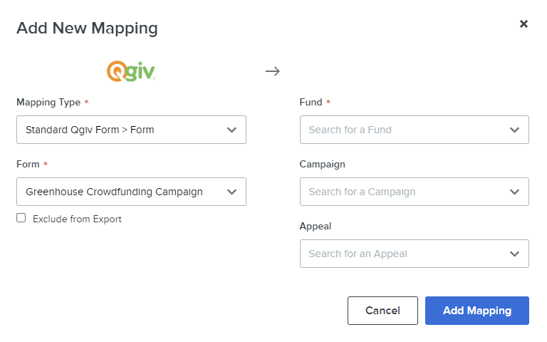 Add New Mapping modal Bloomerang.png