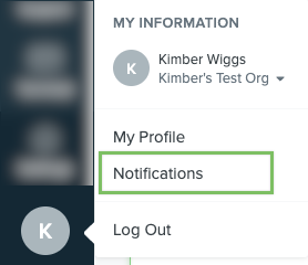My Information nav item with menu and box around Notifications.png