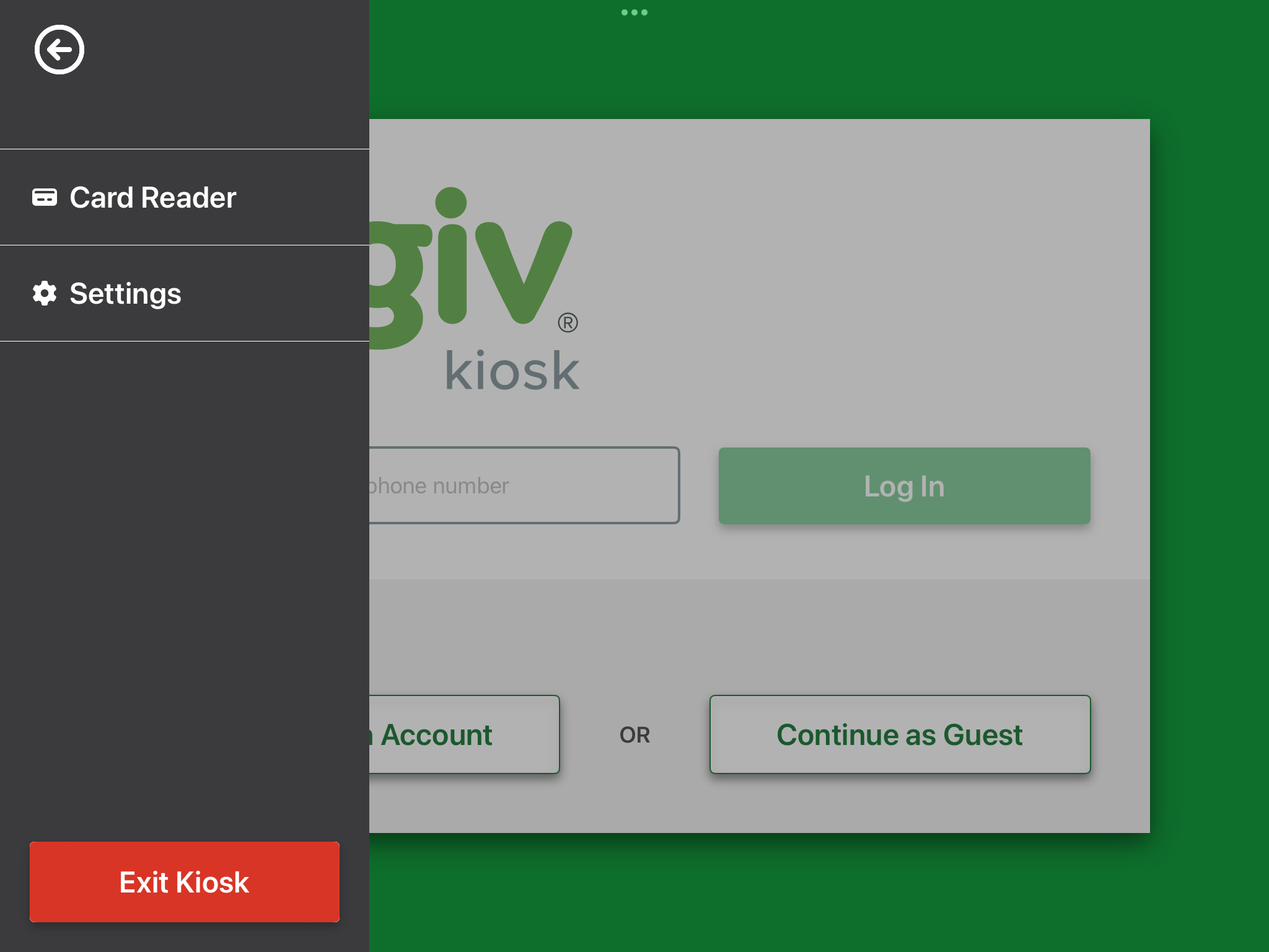 Kiosk Settings slide out.png
