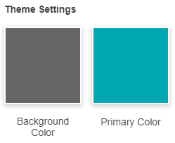 Background and Primary Color settings