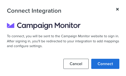 Campaign Monitor Connect Integration modal.png