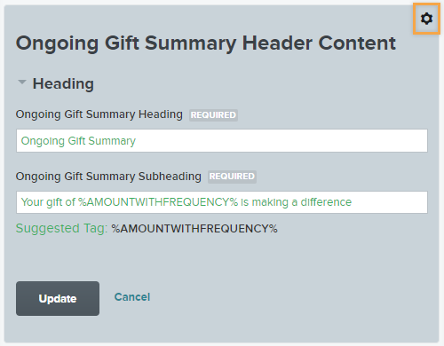 Ongoing Gift Summary Header Content editing view.png