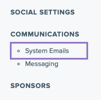 Auction System Emails navigation link.png