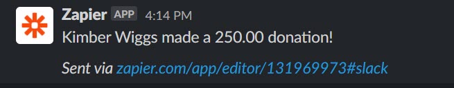 Test_Slack_message_that_reads_Kimber_Wiggs_made_a_250.00_donation_.jpg