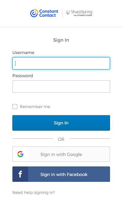 Constant_Contact_Enter_Credentials_screen.png